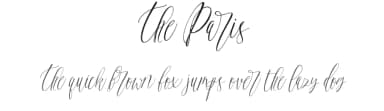 The Paris by Mycandythemes — Script Handwritten Font — thumbnail 1