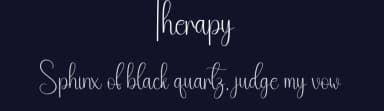 Therapy by Andi Moz — Script Handwritten Font — thumbnail 2