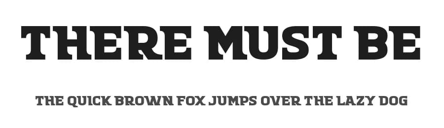 There Must Be by Chequered Ink — Sans Serif Font