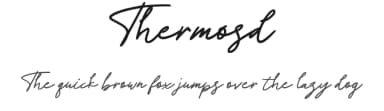 Thermosd by Creatype Studio — Script Handwritten Font — thumbnail 1
