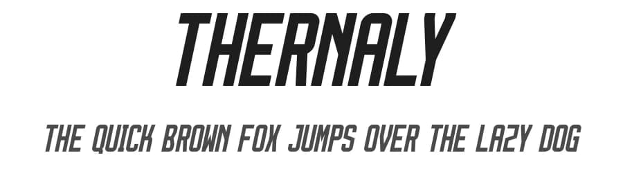 Thernaly by GGBotNet — Sans Serif Font