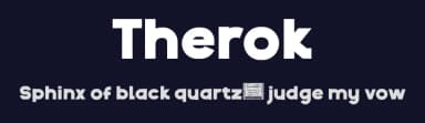 Therok by twinletter — Sans Serif Font — thumbnail 2