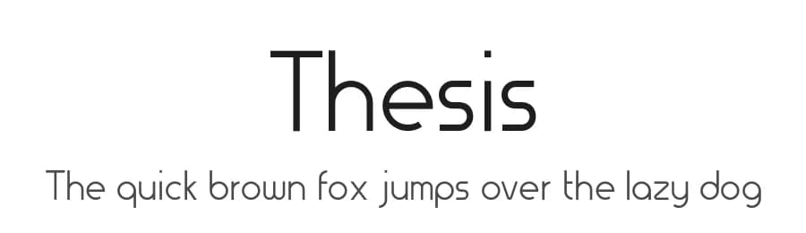 Thesis by Robert A. Paauwe — Sans Serif Font