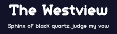 The Westview by Muhammad Yafinuha — Serif Font — thumbnail 2