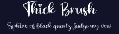 Thick Brush by Scratchones — Script Handwritten Font — thumbnail 2