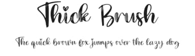 Thick Brush by Scratchones — Script Handwritten Font — thumbnail 1
