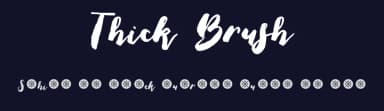 Thick Brush by Out of Step Font Company — Script Handwritten Font — thumbnail 2