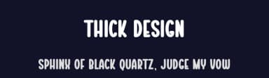 Thick Design by Scratchones — Script Handwritten Font — thumbnail 2