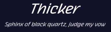 Thicker by Zetafonts — Sans Serif Font — thumbnail 2