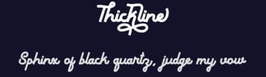 Thickline by PutraCetol Studio — Script Handwritten Font — thumbnail 2