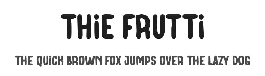 Thie Frutti by Hanna Bie — Script Handwritten Font