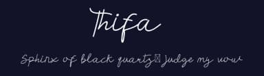 Thifa by Edric Studio — Script Handwritten Font — thumbnail 2