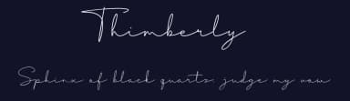 Thimberly by Febri_Creative — Script Handwritten Font — thumbnail 2