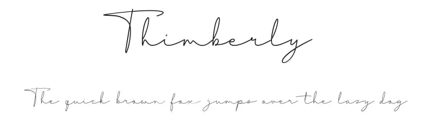 Thimberly by Febri_Creative — Script Handwritten Font