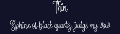 Thin by Scratchones — Script Handwritten Font — thumbnail 2