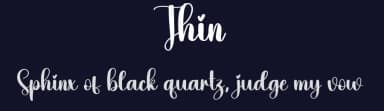Thin by Scratchones — Script Handwritten Font — thumbnail 2