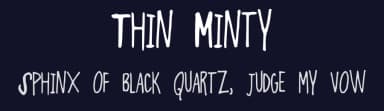 Thin Minty by Kelsey Ann G — Script Handwritten Font — thumbnail 2