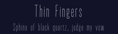 Thin Fingers by Bibliopolæ — Script Handwritten Font — thumbnail 2