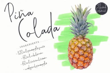 Think Cosmic Font by Ayca Atalay — Script Handwritten Font — thumbnail 3