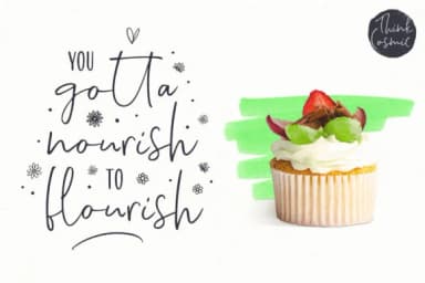 Think Cosmic Font by Ayca Atalay — Script Handwritten Font — thumbnail 5