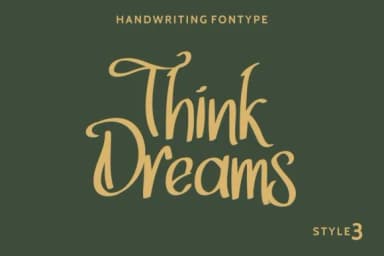 Think Dreams Font by EdricStudio — Script Handwritten Font — thumbnail 2