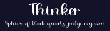 Thinker by PiPi Creative STUDIO — Script Handwritten Font — thumbnail 2