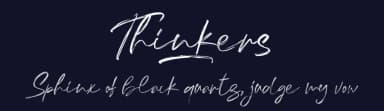 Thinkers by FallenGraphic Studio — Script Handwritten Font — thumbnail 2