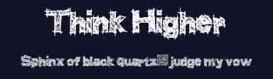 Think Higher by Xerographer Fonts — Script Handwritten Font — thumbnail 2