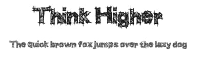 Think Higher by Xerographer Fonts — Script Handwritten Font — thumbnail 1
