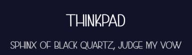 Thinkpad by Andi Moz — Script Handwritten Font — thumbnail 2