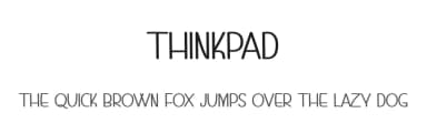 Thinkpad by Andi Moz — Script Handwritten Font — thumbnail 1