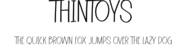 Thintoys by Gassstype — Script Handwritten Font — thumbnail 1