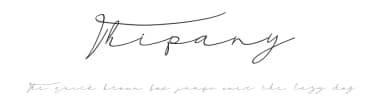 Thipany by Edric Studio — Script Handwritten Font — thumbnail 1