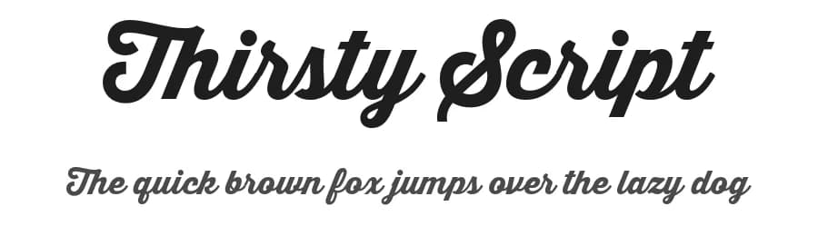 Thirsty Script by Yellow Design Studio — Script Handwritten Font — preview 1