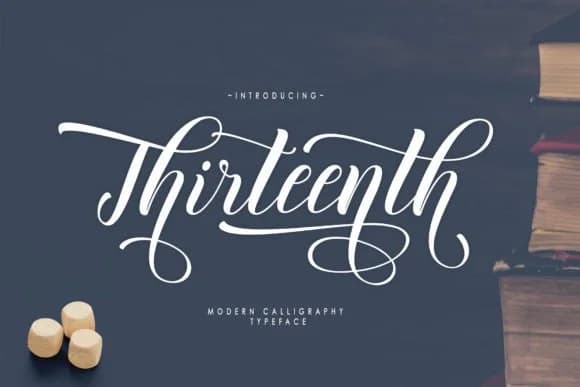 Thirteenth Script Font by moriztype — Script Handwritten Font — preview 1