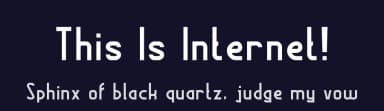 This Is Internet! by weknow — Sans Serif Font — thumbnail 2