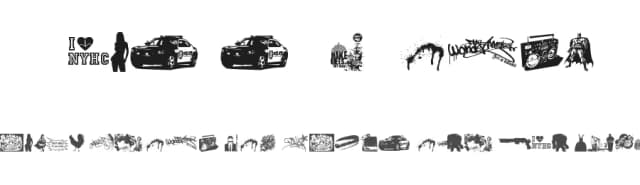 This Is My Town! by The Wondermaker — Dingbats Font