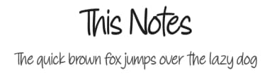 This Notes by Afkari Studio — Script Handwritten Font — thumbnail 1