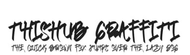 Thishub Graffiti by Cikareotype Studio — Script Handwritten Font — thumbnail 1