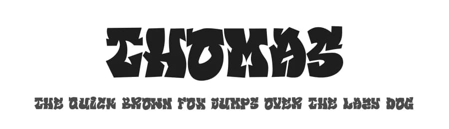 Thomas by Moch Zaenal Abidin — Script Handwritten Font