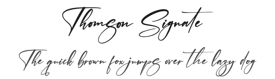 Thomson Signate by Letterena Studios — Script Handwritten Font