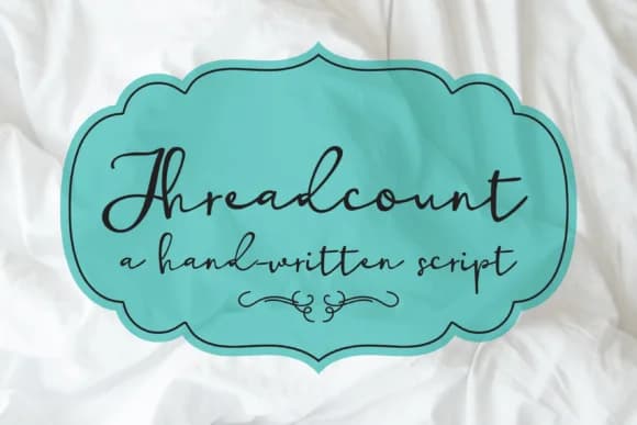 Threadcount Font by Illustration Ink — Script Handwritten Font