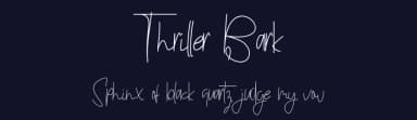 Thriller Bark by RAP Studio — Script Handwritten Font — thumbnail 2