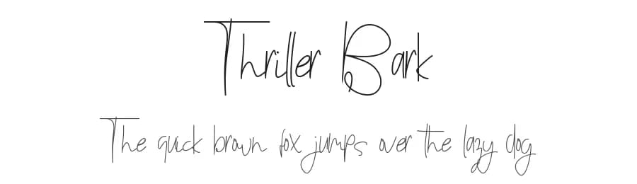 Thriller Bark by RAP Studio — Script Handwritten Font