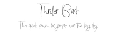 Thriller Bark by RAP Studio — Script Handwritten Font — thumbnail 1