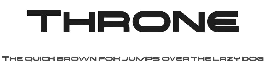 Throne by InspiraType — Sans Serif Font