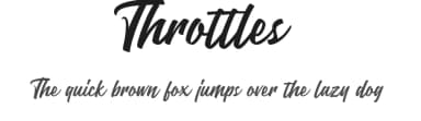 Throttles by Runsell Studio — Script Handwritten Font — thumbnail 1