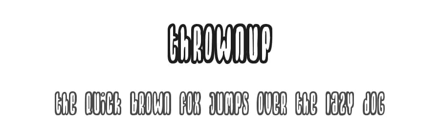 Thrownup by Magique Fonts — Script Handwritten Font