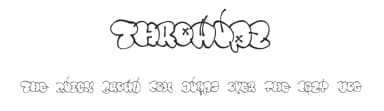Throwupz by Måns Grebäck — Script Handwritten Font — thumbnail 1