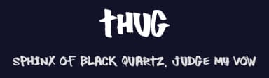Thug by Fontalicious — Script Handwritten Font — thumbnail 2